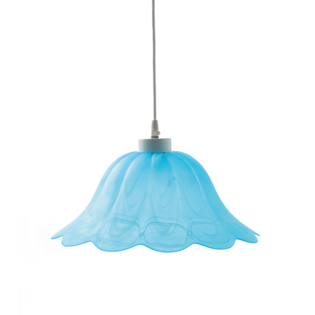 Aca-Lighting ΥΠΟ ΚΑΤΑΡΓΗΣΗ ΓΥΑΛΙ Νο309 Φ40 W.ALABASTER BLUE SATIN MANDALAY