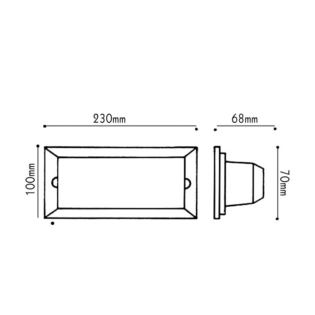 Aca-Lighting Φ/Σ Νο63 ΔΙΑΔ.ΧΩΝ.ΜΕ ΠΕΡΣΙΔΑ ΜΑΥΡΟ