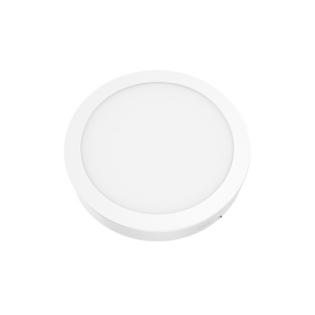 Επαγγελματικός Φωτισμός LED SLIM PANEL WHITE ROUND CEIL.24W 3000K 2200Lm Φ285 230V AC Ra80