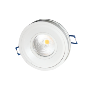 Φωτιστικά Downlights και Panels # ΣΠΟΤ ΧΩΝ. ΛΕΥΚΟΜΑΤ 10W COBEPISTARLED 6.400K 800LM 0-359 0-