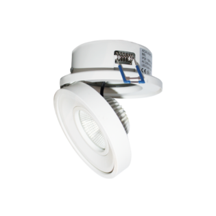 Φωτιστικά Downlights και Panels # ΣΠΟΤ ΧΩΝ. ΛΕΥΚΟΜΑΤ 10W COBEPISTARLED 6.400K 800LM 0-359 0-