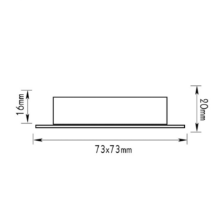 Σποτ ΣΠΟΤ ΤΕΤΡ/ΝΟ 820 G4 ΜΕ ΓΥΑΛΙ ΜΠΡΟΝΖΕ