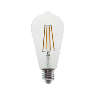 LED FILAMENT E27 ST64  6W 4000K 230V AC 830LM RA80 30000H 360°