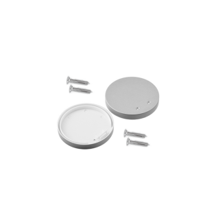 Ταινίες LED κι Εξαρτήματα SET OF SILVER PLASTIC END CAPS FOR PROFILE P66, 2 PCS WITHOUT HOLE