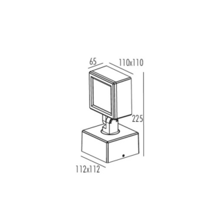 Προσφορές LED Φ/Σ ΕΔΑΦΟΥΣ 230V 1Χ12W 762Lm 3000K 28,8° MALB