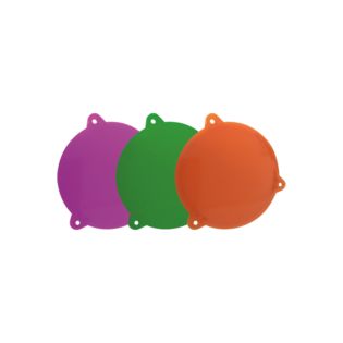 Aca-Lighting SET OF 3 PIECES(GREEN, PURLE, ORANGE) COVERS FOR KERT LIGHT
