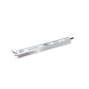 Aca-Lighting ^LINEAR METAL CV LED DRIVER 24W 230V AC-12V DC 2A IP20 WITH CABLES