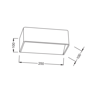 Επιτοίχια ΛΕΥΚΗ ΑΠΛΙΚΑ LED UP-DOWN PARALLEL 2X3W 230V 4000K 25000hrs NEPHELE