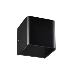 Επιτοίχια ΕΠΙΤΟΙΧΙΟ Φ/Σ LED ΜΑΥΡΟ UP-DOWN CUBE 1X3W 230V 3000K 30000hr NEPHELE