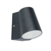 Επιτοίχια και Χωνευτά ^LED COB WALL LUMINAIRE 6W 400LM 100° 230V AC 3.000K DARK GREY CRI80 IP54 30.000HRS