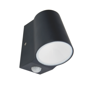 Επιτοίχια και Χωνευτά LED COB WALL SENSOR LUMINAIRE 6W 400LM 100° 230V AC 3.000K DARK GREY CRI80 IP54 30.000HRS