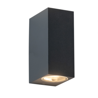 Aca-Lighting ^GU10 WALL LUMINAIRE 230V AC DARK GREY IP65 MAX.2X35W