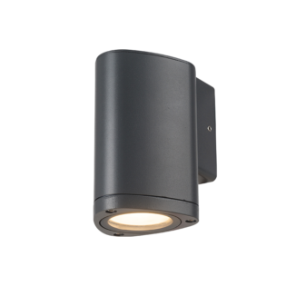 Aca-Lighting ^LED HP WALL LUMINAIRE 3W 150LM 50° 230V AC 3.000K DARK GREY CRI80 IP54 30.000HRS