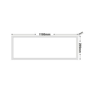 Aca-Lighting LED PANEL 36W 295X1195X50mm 3000K 3100Lm 230V AC Ra80