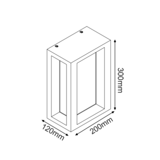 Aca-Lighting ^ΕΠΙΤΟΙΧΟ ΦΩΤΙΣΤΙΚΟ IP65 Ε27 Max.7W ΜΑΥΡΟ ΤΣΙΜΕΝΤΟ ΜΕ PC ΚΑΛΥΜΜΑ