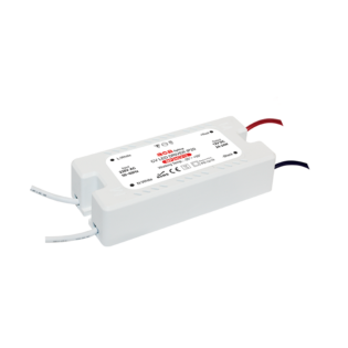 Ταινίες LED κι Εξαρτήματα MINI PLASTIC CV LED DRIVER 24W 230V AC-12V DC 2A IP20 WITH CABLES