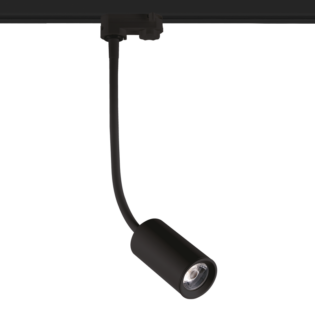 Επαγγελματικός Φωτισμός BLACK LED TRACK LIGHT 10W 3000K 4WIRES 24° 850LM 230V Ra80