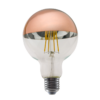 LED FILAMENT E27 DIM G95 8W ROSE GOLD 2700K 230V AC 900LM RA80 30000H 180°