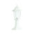 Aca-Lighting 6S PLASTIC FLOOR GARDEN WHITE LUMINAIRE 41CM E27 IP44