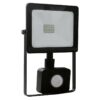 Aca-Lighting BLACK SENSOR LED SMD FLOOD LUMINAIRE IP66 10W 4000K 850Lm 230V RA80