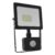 Aca-Lighting BLACK SENSOR LED SMD FLOOD LUMINAIRE IP66 20W 3000K 1600Lm 230V RA80