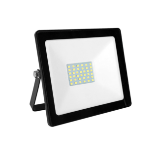 Επαγγελματικός Φωτισμός BLACK LED SMD FLOOD LUMINAIRE IP66 30W 6000K 2650Lm 230V RA80