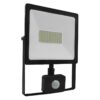 Επαγγελματικός Φωτισμός BLACK SENSOR LED SMD FLOOD LUMINAIRE IP66 50W 6000K 4500Lm 230V RA80