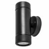 Επιτοίχια και Χωνευτά UP-DOWN BLACK PP WALL LIGHT GU10Max.2x3W LED IP65