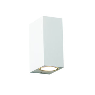 Επιτοίχια και Χωνευτά GU10 WALL LUMINAIRE PLASTIC 230V AC WHITE IP65 MAX.2X3W LED