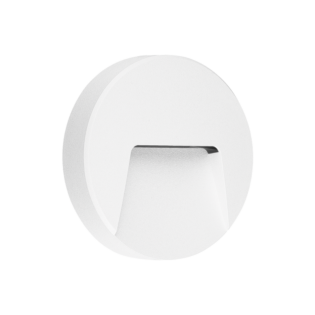 Επιτοίχια και Χωνευτά LED WALL ROUND LUMINAIRE WHITE 230V AC IP65 3W 3000K 200LM RA80