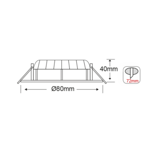 Προσφορές ROUND N.MAT MOV. LED SPOT 6W 6000K 440Lm COB 230V 60° Ra80