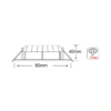 SQUARE N.MAT MOV. LED SPOT 6W 3000K 410Lm COB 230V 60° Ra80