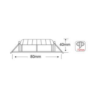 Προσφορές SQUARE N.MAT MOV. LED SPOT 6W 3000K 410Lm COB 230V 60° Ra80