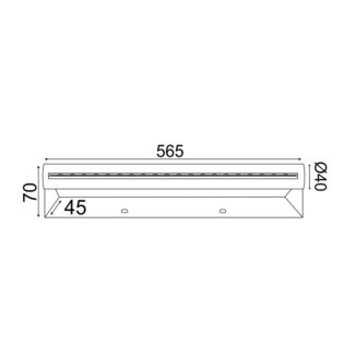 Επιτοίχια ΕΠΙΤΟΙΧΟ Φ/ΣLED SMD 15W 3200K IP44 TINKI ΑΚΡΥΛ.+ΜΕΤ/ΚΟ 57Χ4,5Χ7CM TINKI