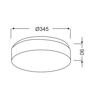 ΠΛΑΦΟΝΙΕΡΑ ΛΕΥΚΟ ΓΥΑΛΙ 2x40W Φ34 PARFAIT