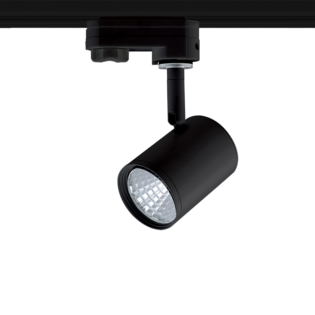 Επαγγελματικός Φωτισμός BLACK LED TRACK LIGHT 7W 3000K 4WIRES 24° 700LM 230V Ra80