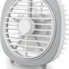 Ανεμιστήρες Desktop Fan mini 4W με θύρα USB και LED φωτισμό