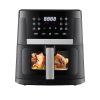 Air Frier Φριτέζα Αέρος PRAF-40423 Primo Digital 7.5L 1800W με παράθυρο Μαύρη/Inox