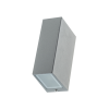 UP-DOWN CUBES 2X1W SMD EPISTAR LED 3000K 230V GREY