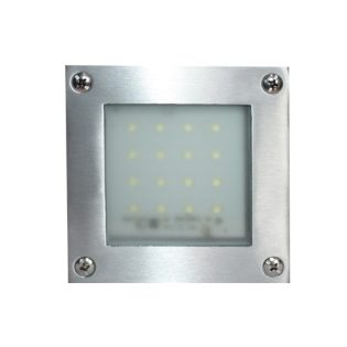 NETTO ΠΛΑΦΟΝΙΕΡΑ ΕΞΩΤΕΡΙΚΗ LED ΨΥΧΡΟ 105X105 ΠΑΡ. ΝΙΚΕΛ ΜΑΤ