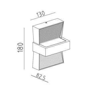 ΚΑΘΕΤΟ UP-DOWN 1X5W LED BridgeLux