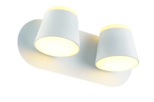 Επιτοίχια ^ΕΠΙΤΟΙΧΟ Φ/Σ LED 16W 3000K 1280LM ΛΕΥΚΟ ΜΕΤ/ΚΟ 27X12X11CM LUCIDO