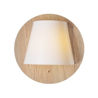 Επιτοίχια ΕΠΙΤ Φ/Σ LED 5W 3000Κ ΑΠΟΧ ΑΝ. ΞΥΛ MDF+ΛΕΥΚΟ ΠΛΑΣΤ Φ25Χ12,5