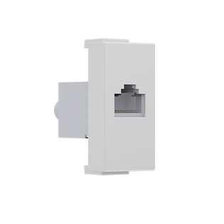 MODYS ΠΡΙΖΑ ΔΙΚΤΥΟΥ ΙΒΟΥΑΡ 1 ΣΤ. RJ45 CAT.6 ΜΕ ΘΩΡΑΚΙΣΗ IP20