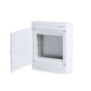 SURFACE MOUNTING ENCLOSURE FOR IT, WHITE DOOR- 2 ROWS IP40 361X287X112mm