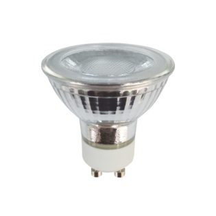 LED SMD GU10 7W 3000K 230V AC 600LM RA80 30000H 38° GLASS