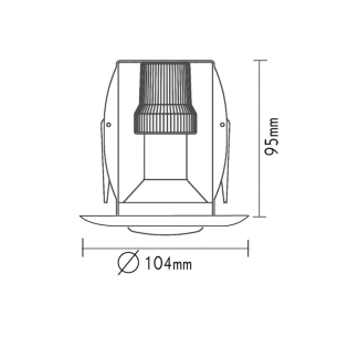 Σποτ ΣΠΟΤ R50 ΓΚΡΙ  RAL7016M