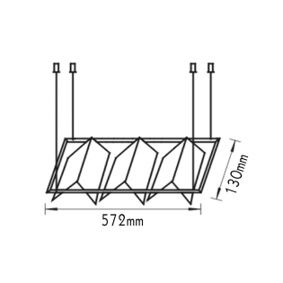 ΚΡΕΜΑΣΤΟ ΠΑΡΑΛ/ΜΟ G9 3X50W