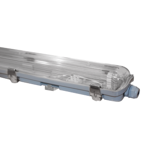 Γραμμικά Στεγανά FIXTURE IP65 1580mm FOR 1 LEDTUBE WITH METAL CLIPS