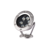 LED LUMINAIRE SS304 IP68 6W 400LM 3000K 60° 12V AC/DC Ra>80 30.000HRS